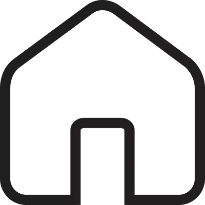 Illustration of a house with a door, representing a home or shelter concept.