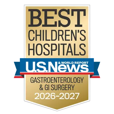 Best Children’s Hospitals: Gastroenterology and GI Surgery, U.S. News and World Report, 2026–2027.